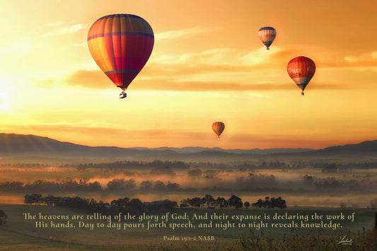 Hot Air Balloons (Psalm 19:1-2)